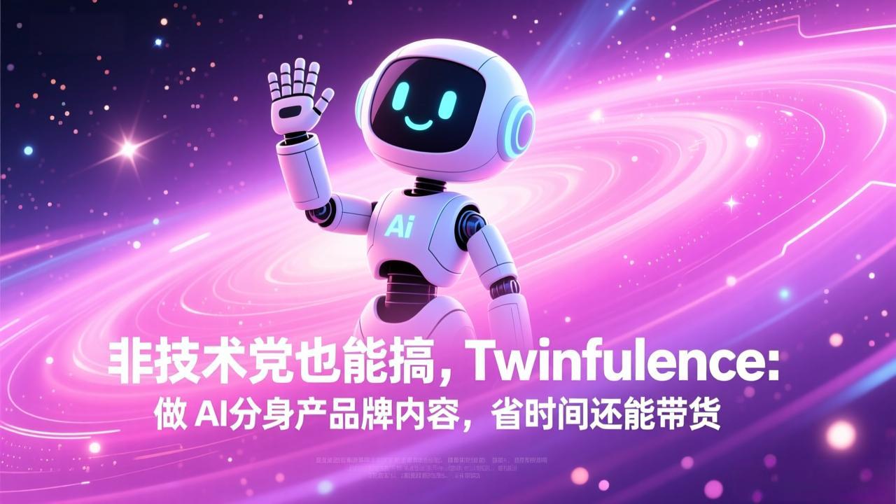 非技术党也能搞!Twinfluence:做 AI 分身产品牌内容,省时间还能带货-AK资源网